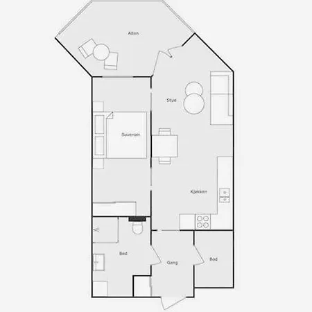 Apartment New! With Roof Terrace! Bergen